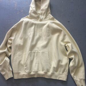 Fear of God Essentials Hoodie ‘Eggshell' XXL Mens